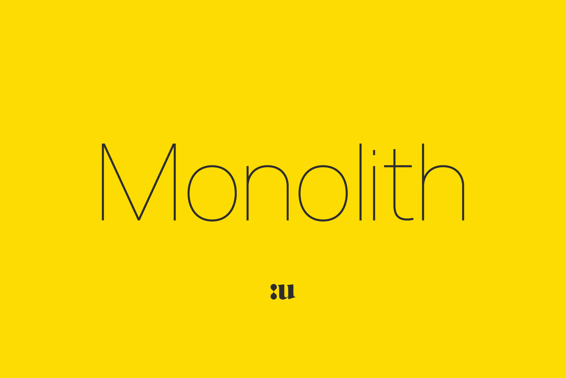 Monolith极细优雅无衬线英文字体下载插图