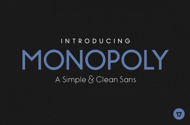 MONOPOLY_INLINE干净简洁无衬线英文字体下载插图