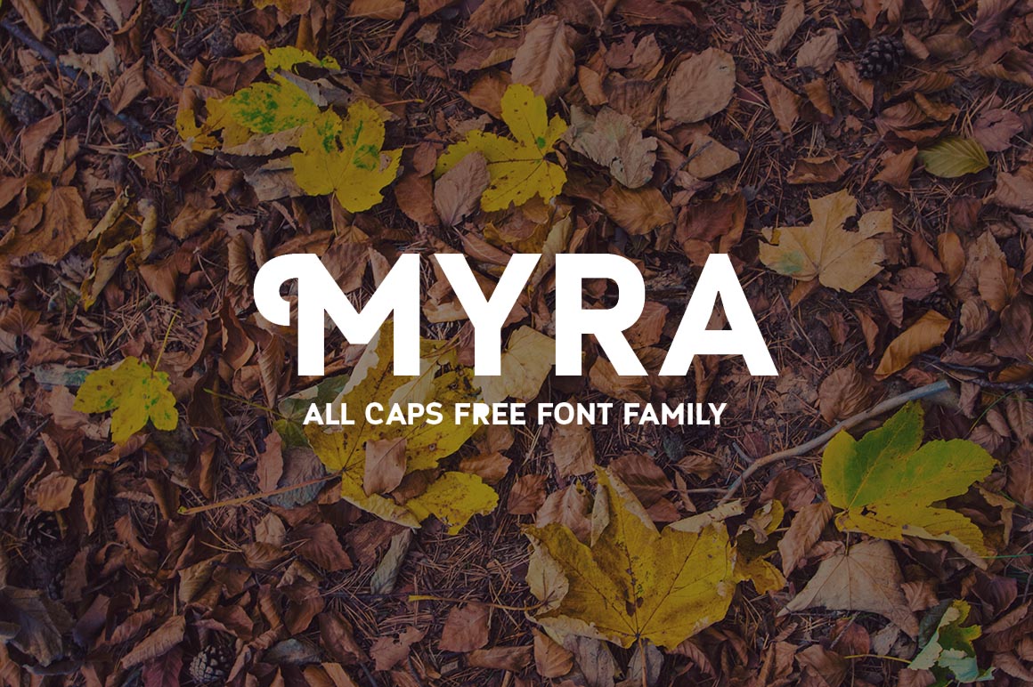 Myra设计师logo无衬线英文字体下载插图