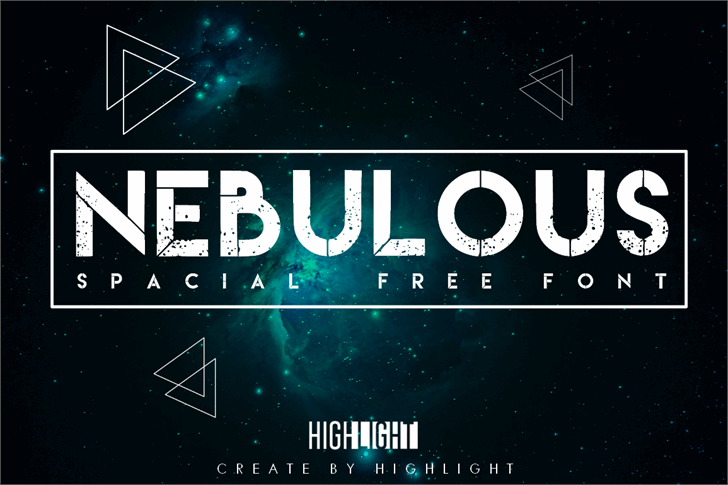 Nebulous星云状个性无衬线英文字体免费下载插图