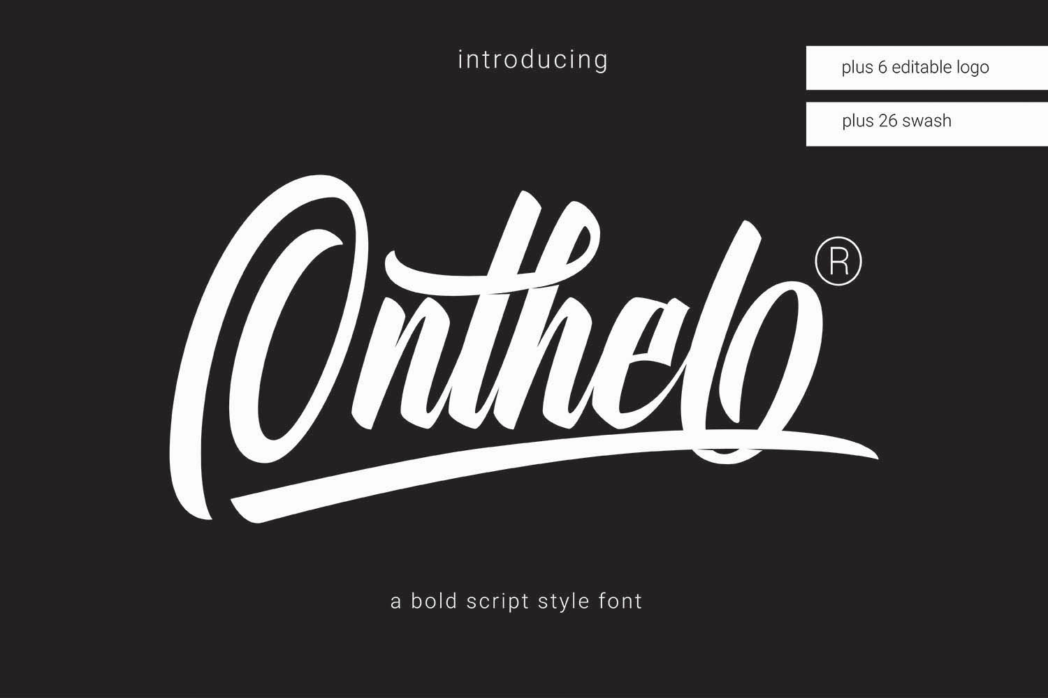 Onthel设计师logo手写英文字体下载插图