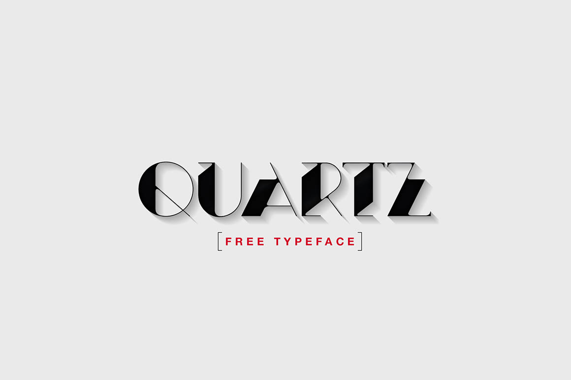 Quartz机械创意个性装饰衬线英文字体免费下载插图