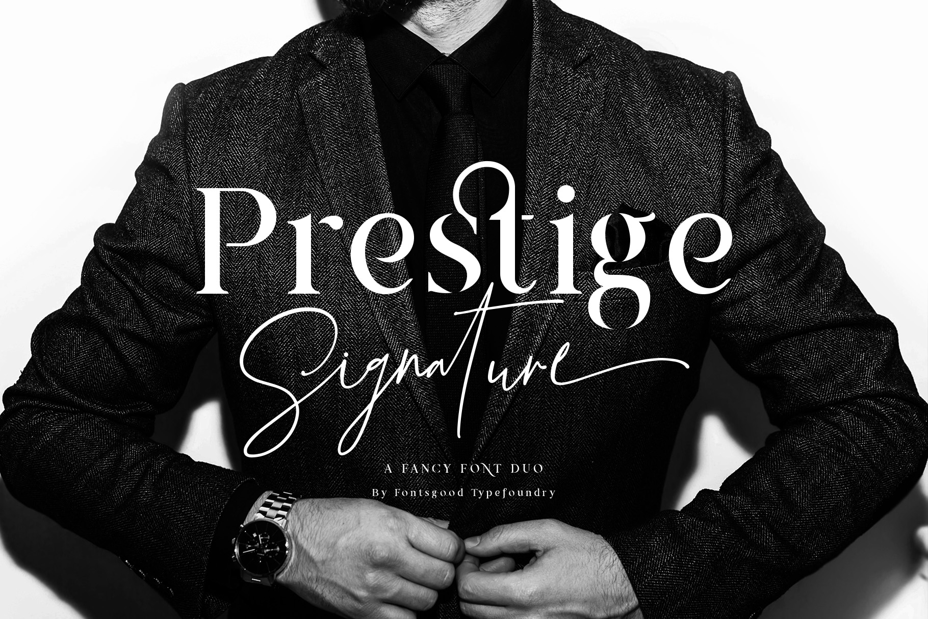 Prestige Signature大气签名手写连笔英文字体下载插图
