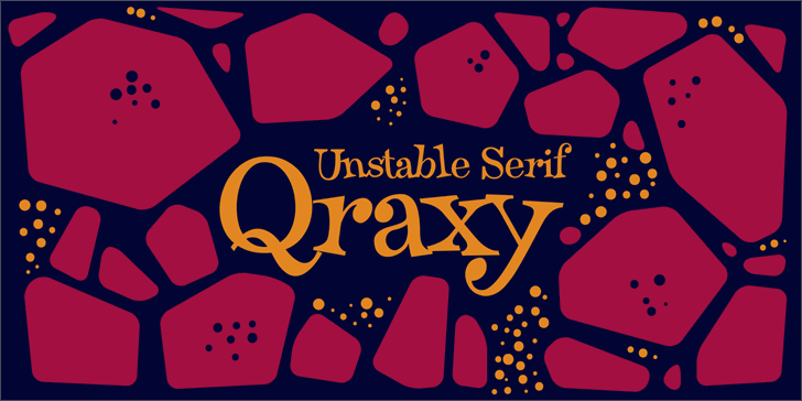 Qraxy时尚好看的衬线英文字体免费下载插图