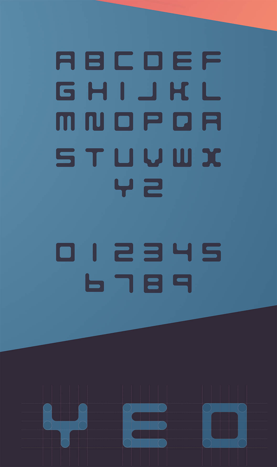 QUBO-Regular方形机械无衬线英文字体免费下载插图