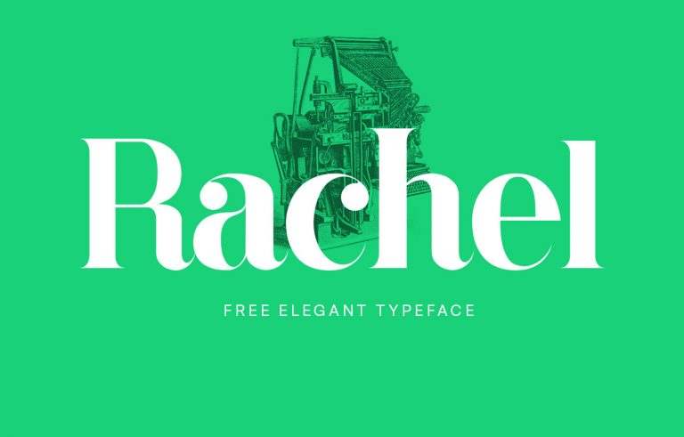 Rache优雅大方的衬线英文字体免费下载插图