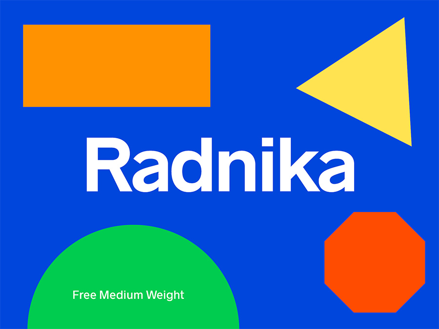 Radnika现代无衬线英文字体下载插图