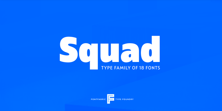 squad-black现代简洁无衬线标题英文字体下载插图