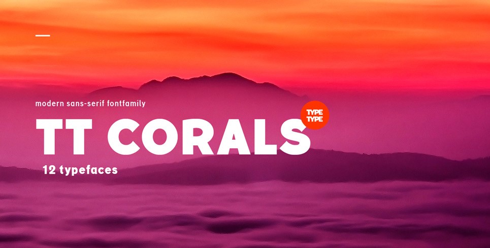 TT Corals Thin-DEMO时尚大气无衬线英文字体免费下载插图