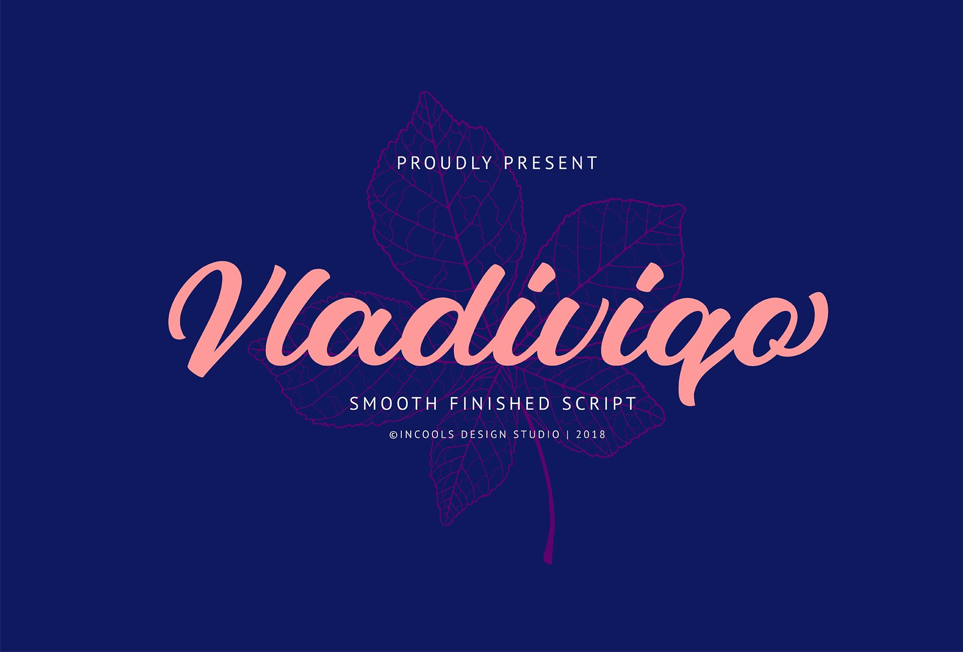 Vladiviqo光滑圆润的手写英文字体免费下载插图